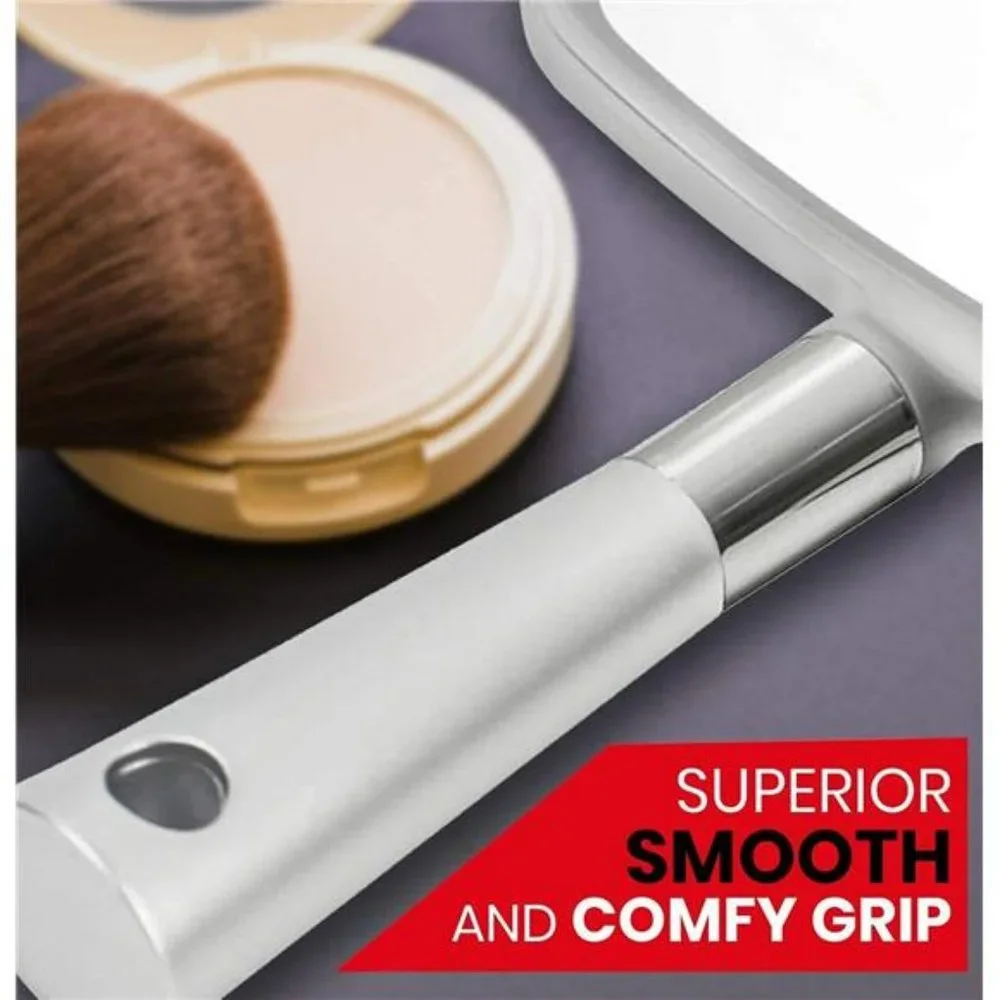 Large Hand Mirror with Ergonomic Handle  9